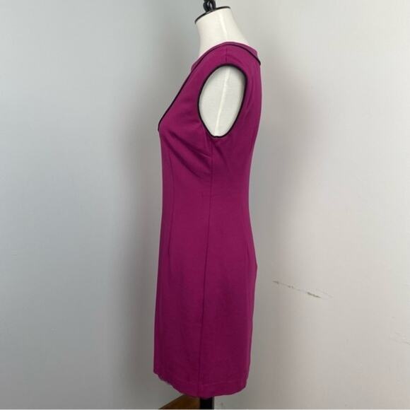 Trina Turk Pink Fuchsia Fong Cap Sleeve Sheath Mini Dress Sz 4 - Picture 6 of 10